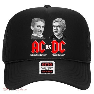 AC VS DC Thomas Edison Nikola Tesla Hat