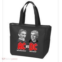 AC VS DC Thomas Edison Nikola Tesla Tote Bag thumb 3