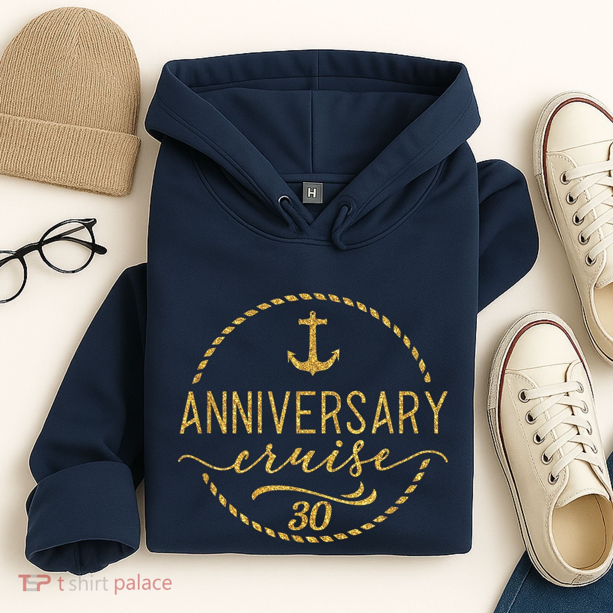 Anniversary Cruise 30 30 years Wedding Anniversary Hoodie