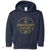 Anniversary Cruise 30 30 years Wedding Anniversary Toddler Hoodie thumb 0