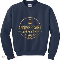 Anniversary Cruise 30 30 years Wedding Anniversary Kids Sweatshirt thumb 0