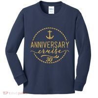 Anniversary Cruise 30 30 years Wedding Anniversary Kids Long Sleeve Shirt thumb 0