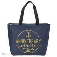 Anniversary Cruise 30 30 years Wedding Anniversary Tote Bag thumb 0