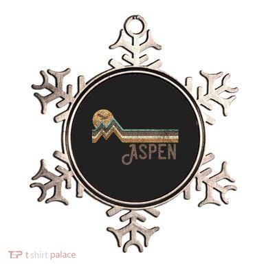 Aspen Colorado 70s 80s Retro Style Vintage Distressed Ornament