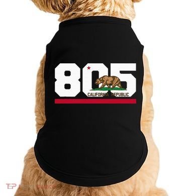 Area Code 805 Santa Barbara California Doggie Tank