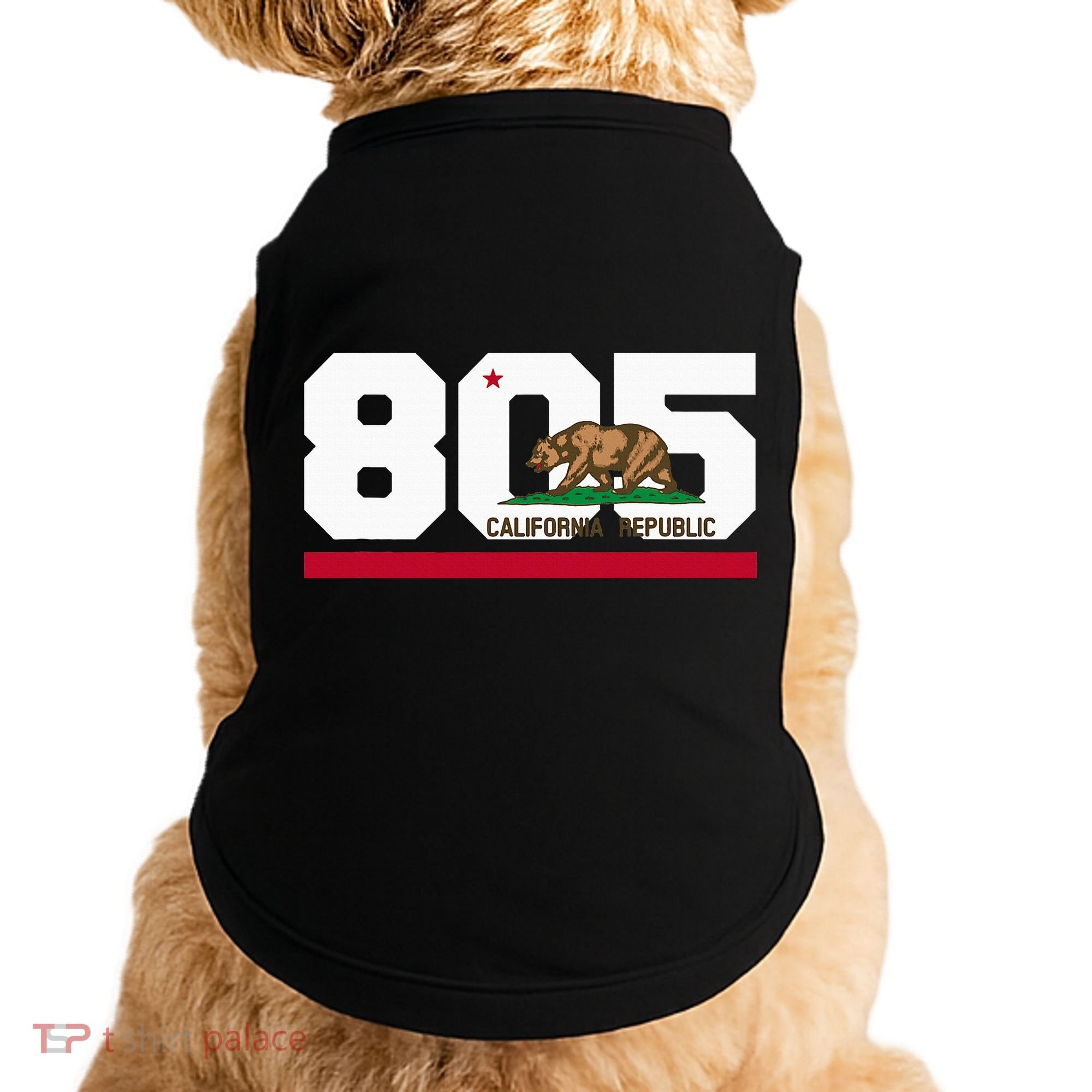 Area Code 805 Santa Barbara California Doggie Tank