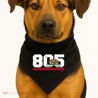 Area Code 805 Santa Barbara California USA-Made Doggie Bandana thumb 1