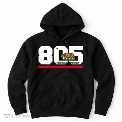 Area Code 805 Santa Barbara California Hoodie