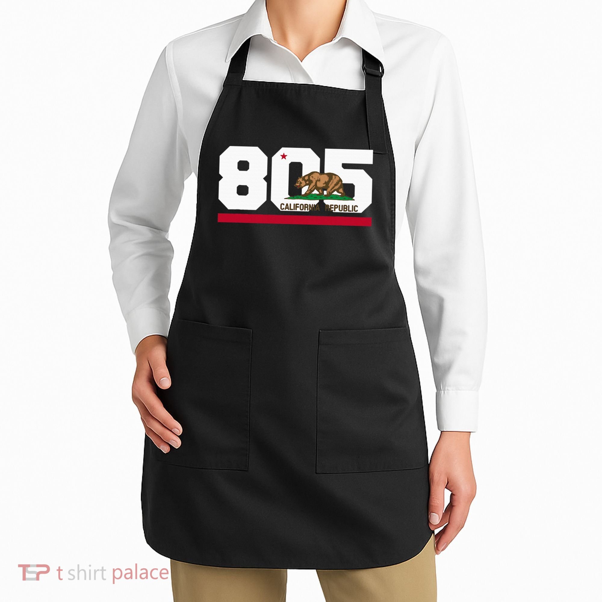 Area Code 805 Santa Barbara California Apron
