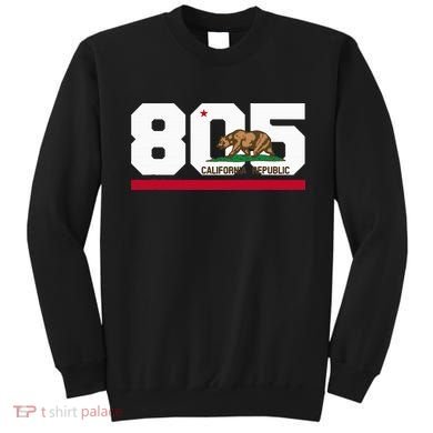 Area Code 805 Santa Barbara California Sweatshirt