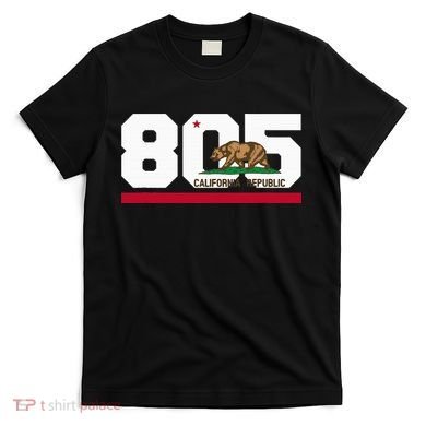 Area Code 805 Santa Barbara California T-Shirt