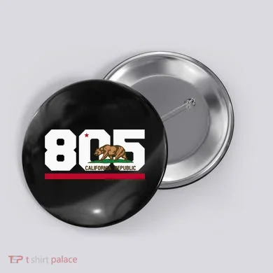 Area Code 805 Santa Barbara California Button