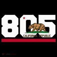 Area Code 805 Santa Barbara California Button thumb 1