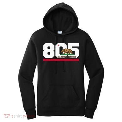 Area Code 805 Santa Barbara California Women's Hoodie