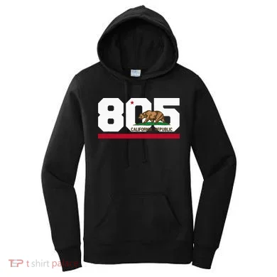 Area Code 805 Santa Barbara California Women's Hoodie