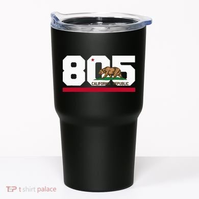 Area Code 805 Santa Barbara California Tumbler