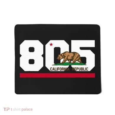 Area Code 805 Santa Barbara California Mousepad