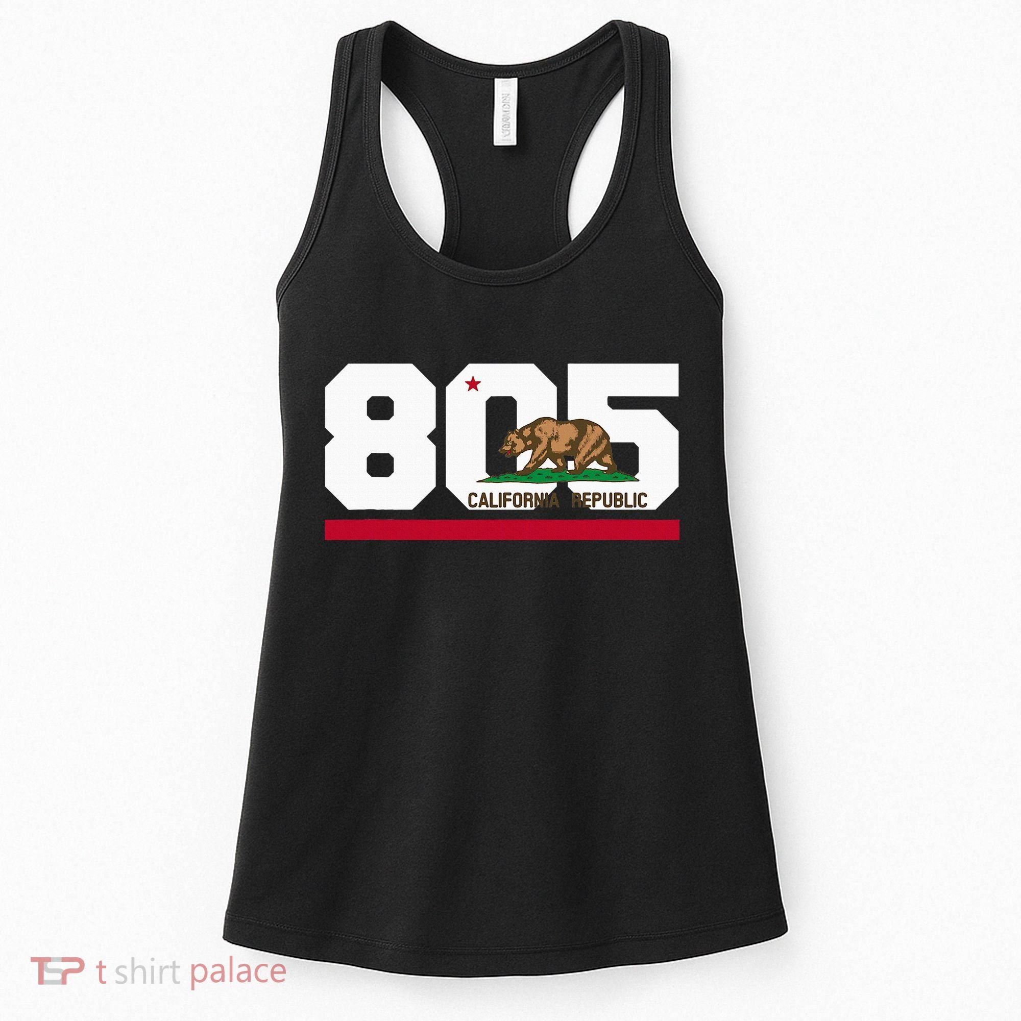 Area Code 805 Santa Barbara California Women's Tank Top