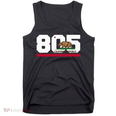 Area Code 805 Santa Barbara California Tank Top