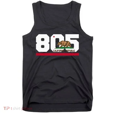 Area Code 805 Santa Barbara California Tank Top