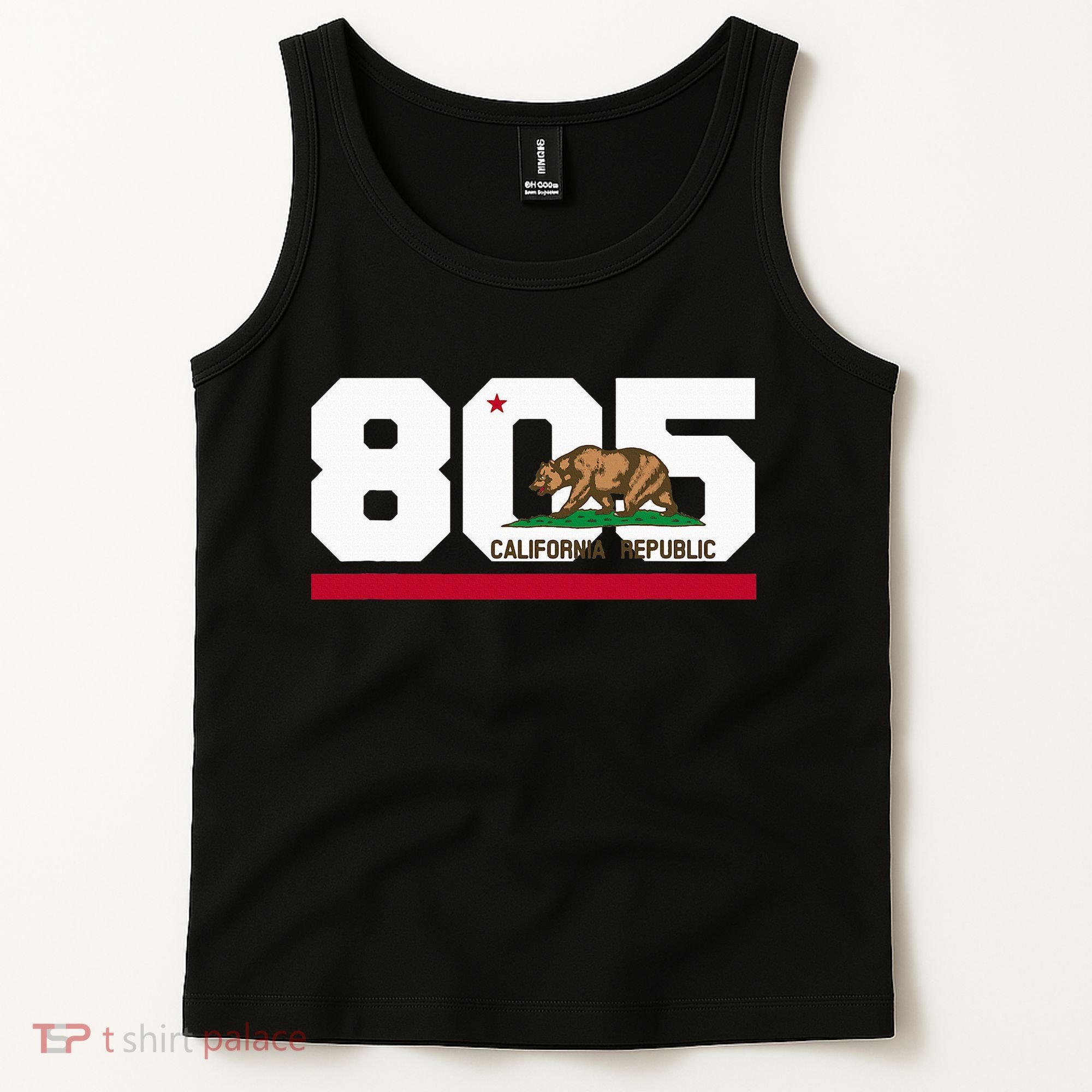 Area Code 805 Santa Barbara California Tank Top