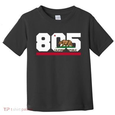 Area Code 805 Santa Barbara California Toddler T-Shirt