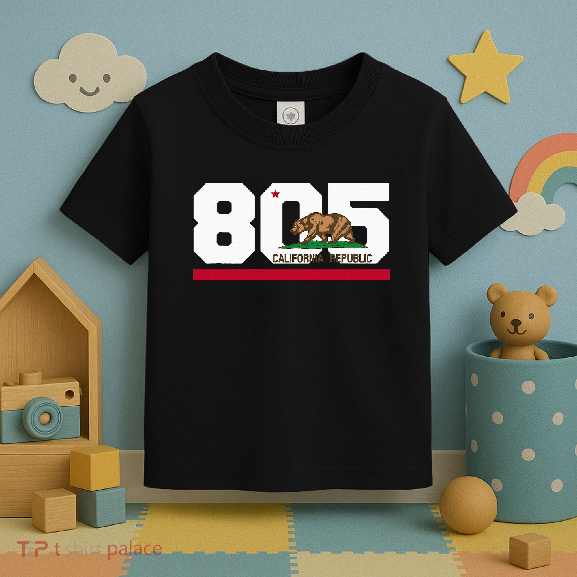 Area Code 805 Santa Barbara California Toddler T-Shirt