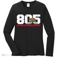 Area Code 805 Santa Barbara California Women's Long Sleeve Shirt thumb 0