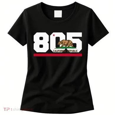 Area Code 805 Santa Barbara California Women's T-Shirt