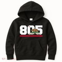 Area Code 805 Santa Barbara California Kids Hoodie thumb 0