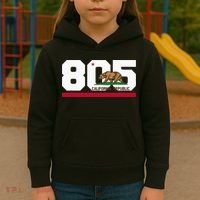 Area Code 805 Santa Barbara California Kids Hoodie thumb 3