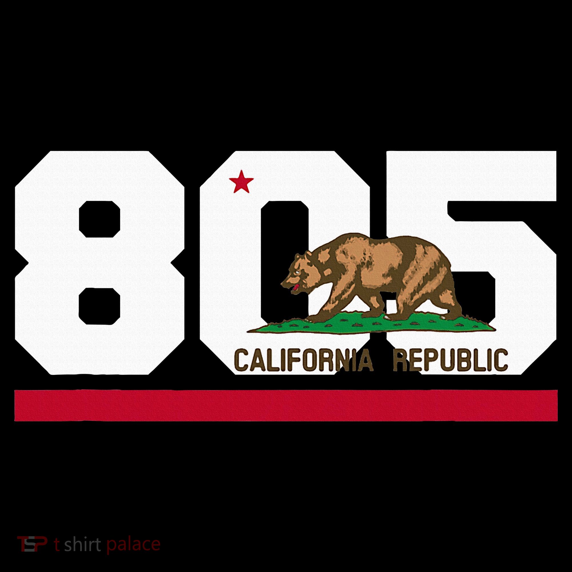 Area Code 805 Santa Barbara California Kids Long Sleeve Shirt