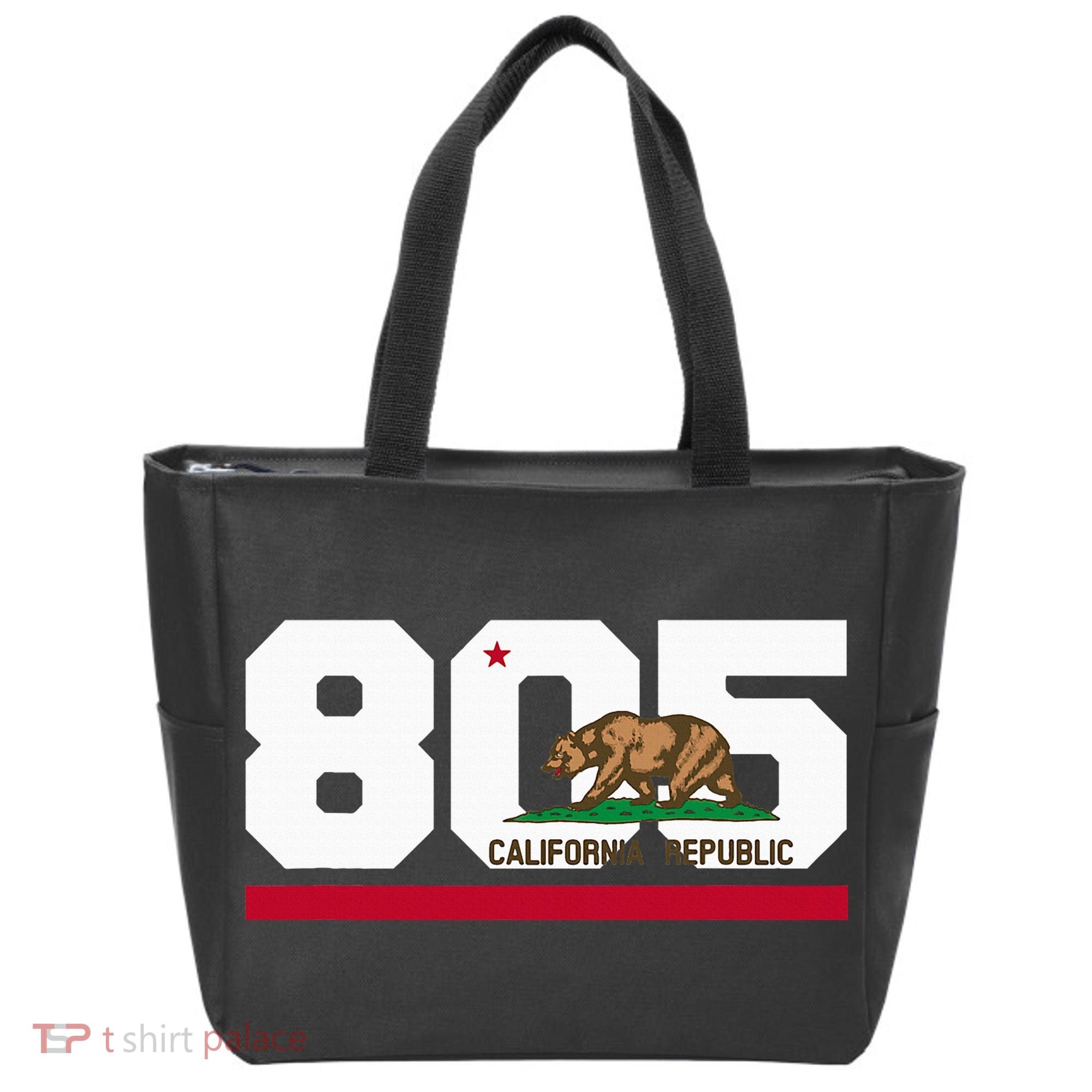 Area Code 805 Santa Barbara California Tote Bag
