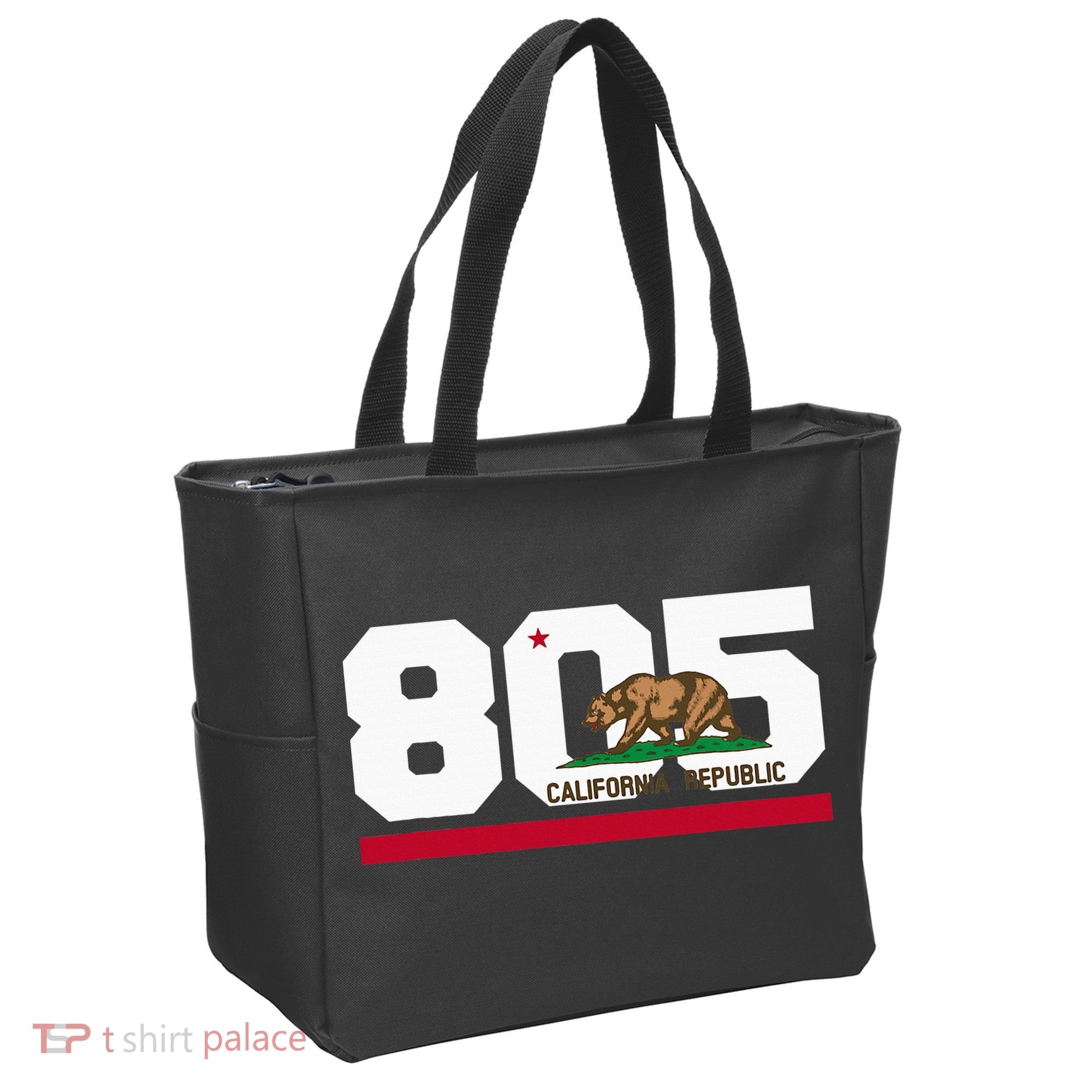 Area Code 805 Santa Barbara California Tote Bag