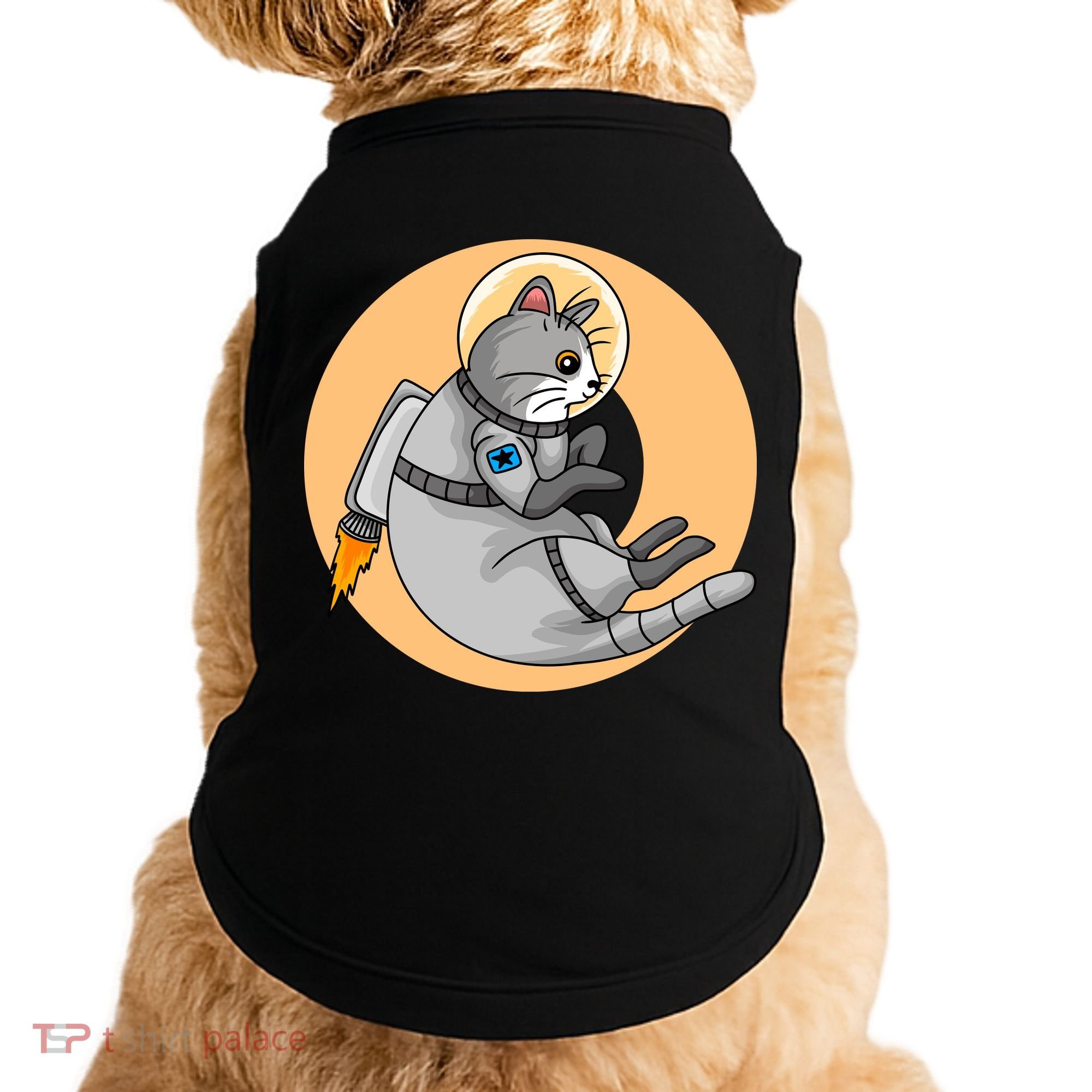 Astronaut Cat Doggie Tank
