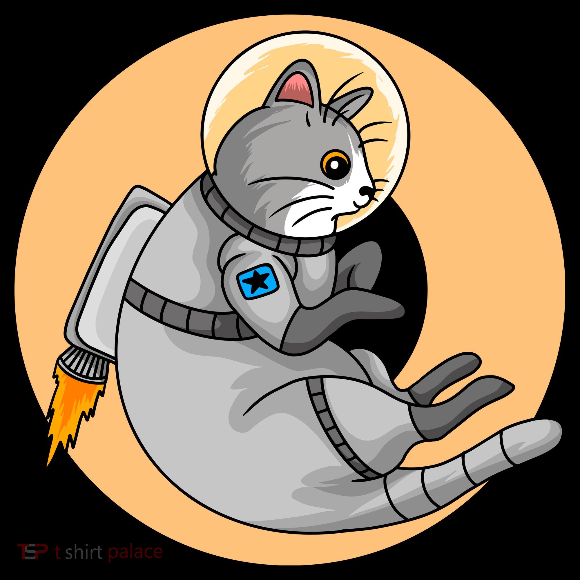 Astronaut Cat Doggie Tank