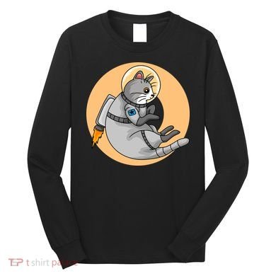 Astronaut Cat Long Sleeve Shirt
