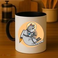 Astronaut Cat Coffee Mug thumb 4