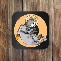 Astronaut Cat Coaster thumb 0