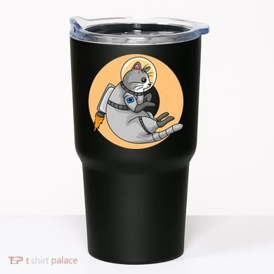 Astronaut Cat Tumbler