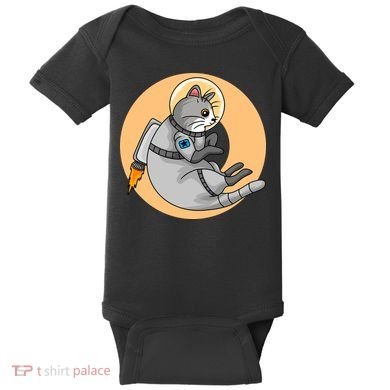 Astronaut Cat Baby Bodysuit