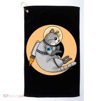 Astronaut Cat Golf Towel thumb 0
