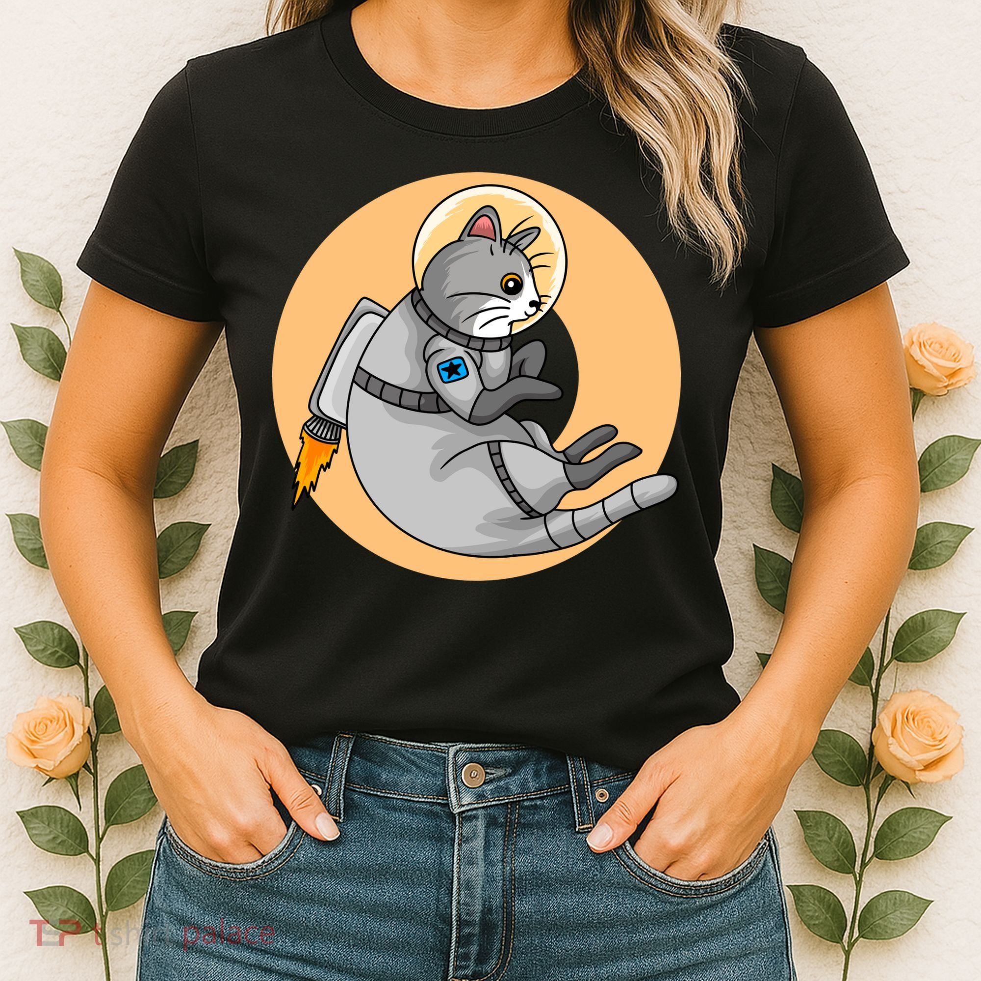 Astronaut Cat Women's T-Shirt