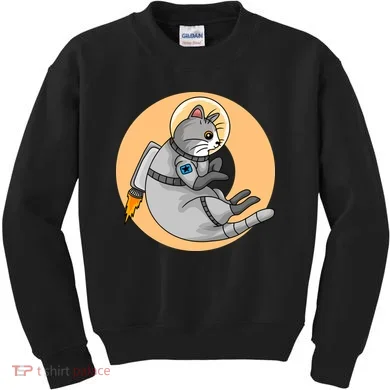 Astronaut Cat Kids Sweatshirt