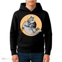 Astronaut Cat Kids Hoodie thumb 4