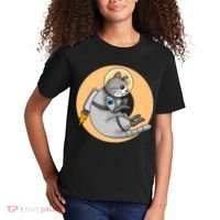 Astronaut Cat Kids T-Shirt thumb 2