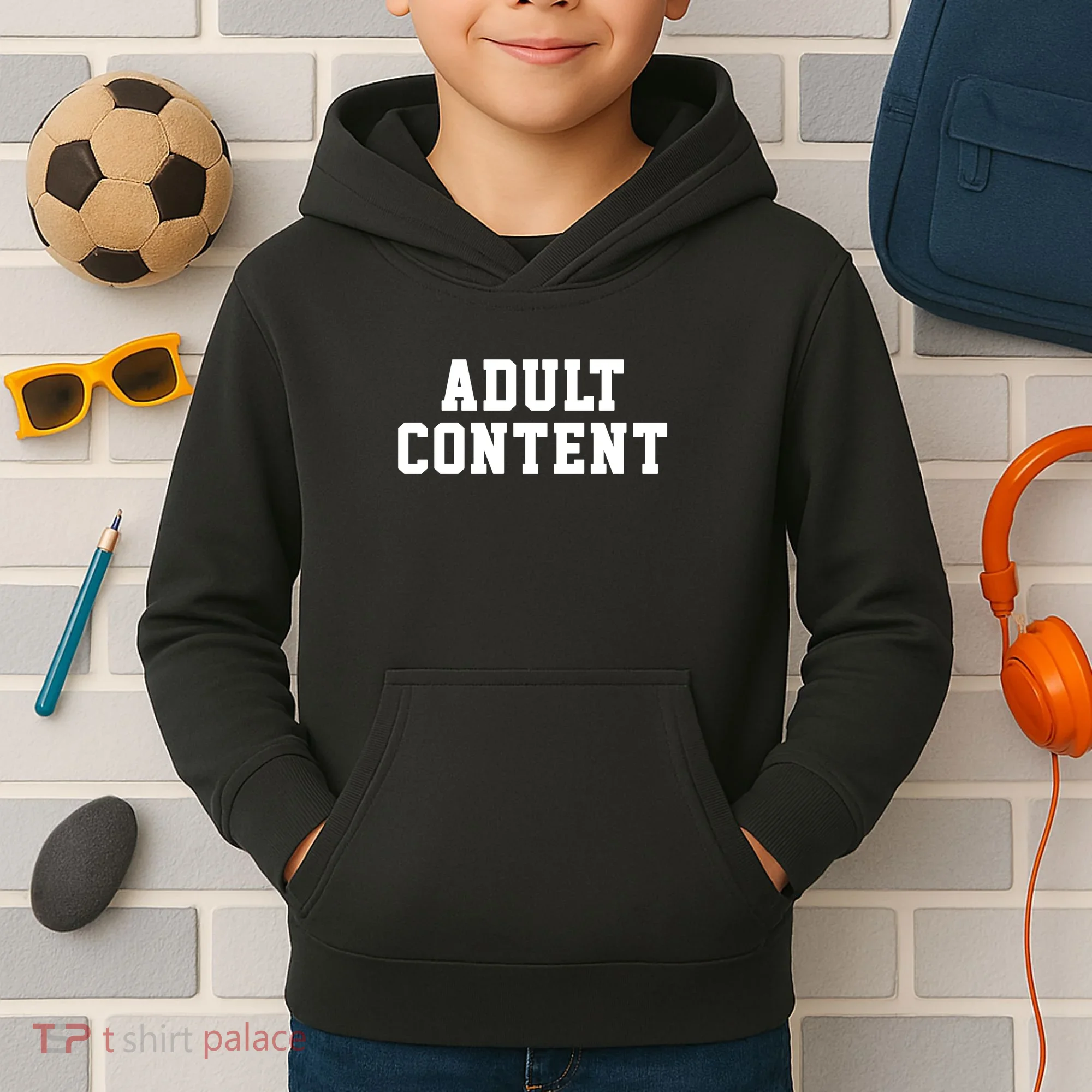 ADULT CONTENT Kids Hoodie