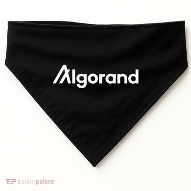 Algorand Cryptocurrency USA-Made Doggie Bandana