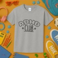 ADHD CLUB Kids T-Shirt thumb 3