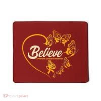 Appendix Cancer Awareness Believe Butterfly Heart Mousepad thumb 0